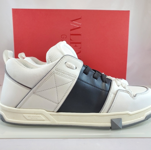 $970 Valentino Garavani Skate Slip-on Lace Up Sneakers Sz 10 - Picture 7 of 16
